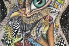 Naked eye Giclee-Akvarell (59x42 cm) kr 7000 ur