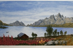 Panorama III Seriegrafi 33,5x55,5 cm 1500 ur
