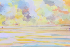 Den himmelske strand Akrylmaleri (30x70 cm) kr 5000 ur