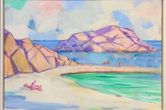 Sommerstrand Akrylmaleri (50x70 cm) kr 7000 mr