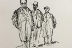 Trio Tegning (50x40 cm) kr 4000 ur