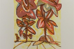 Blomster III Litografi (20x15 cm) kr 1500 ur