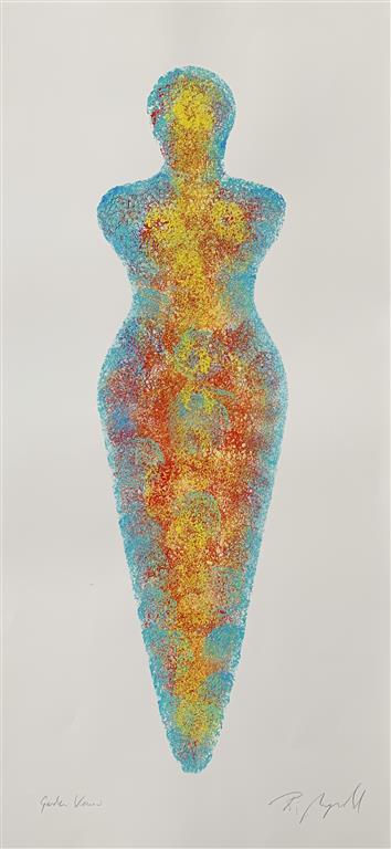 Garden Venus II Akryl på papir (70x30 cm) kr 6000 mr