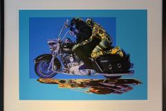 Sky Cosmos & Harley Rider Grafiske trykk (43x75 cm) kr 13400 mr