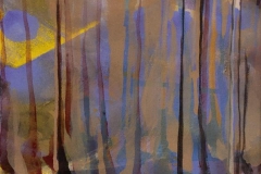 Skog Akrylmaleri (46x36 cm) kr 3400 ur