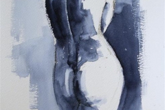 A standing nude Akvarell (38x28 cm) kr 2800 ur