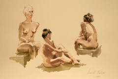 Aktstudier I Akvarell (28x38 cm) kr 4100 ur