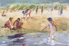 Sola Beach II Akvarell (28x38 cm) kr 3200 ur