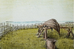 L`Anse aux Meadows Litografi 11x14 cm 400 ur
