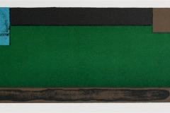 Komposisjon, grønn Litografi (11x48 cm) kr 1100 ur