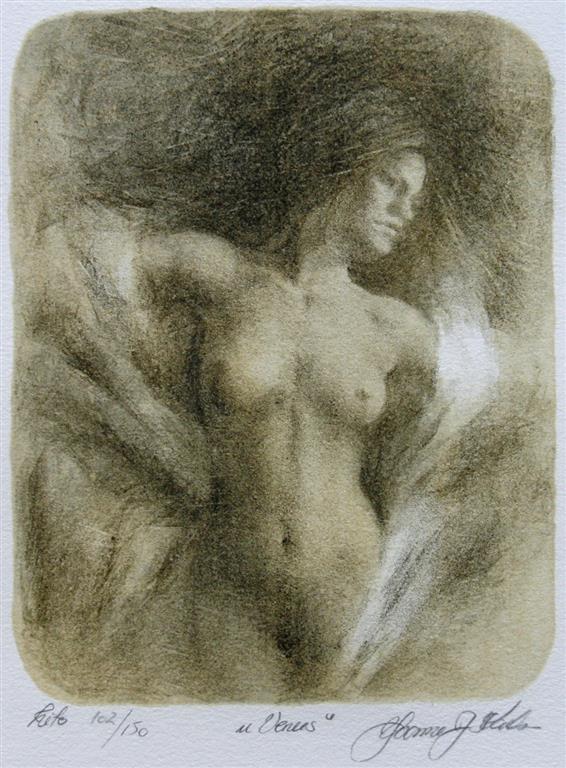 Venus Litografi 18x14 cm 700 ur